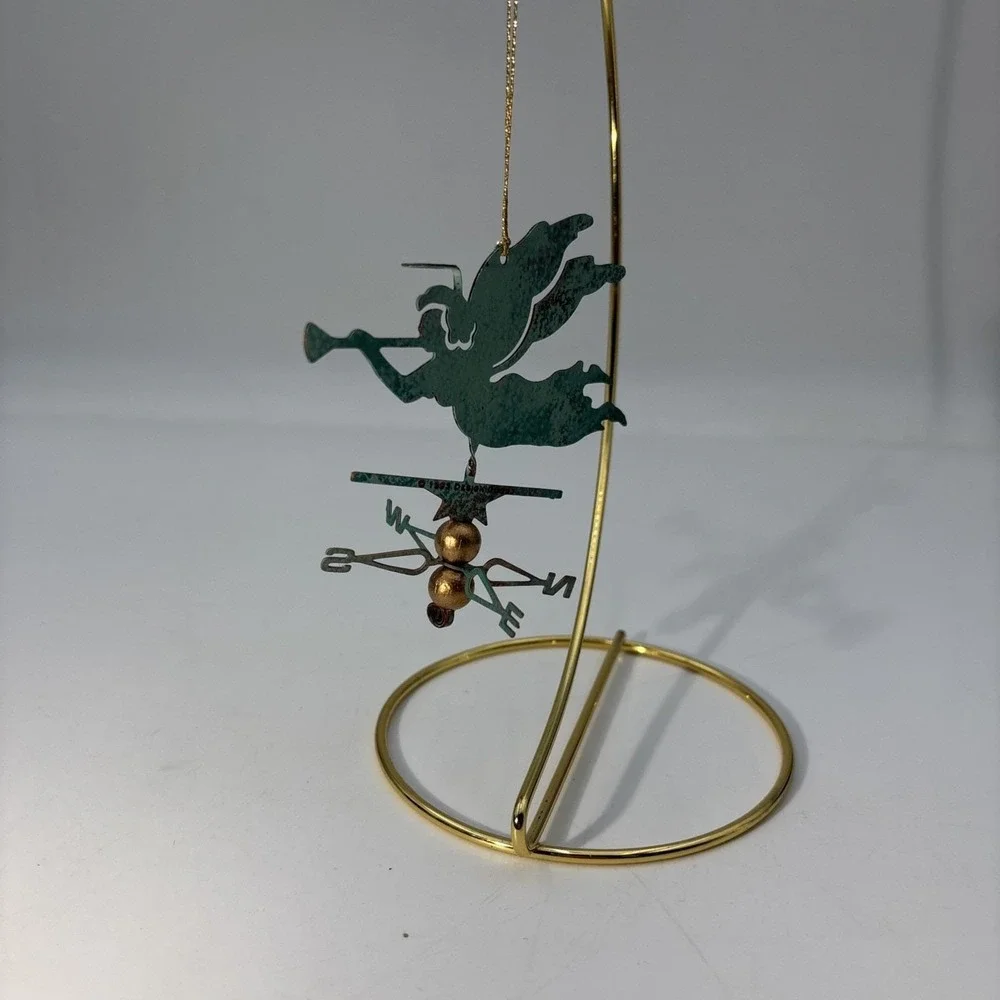 Vintage 1995 Angel Weather Vane Ornament Katie McConnell Cape Cod Design